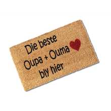 Load image into Gallery viewer, &#39;Oupa en Ouma&#39; Natural Coir Personalized / Custom Branded Welcome Doormat
