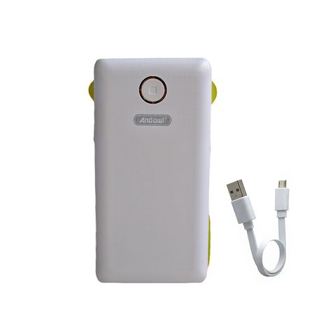 Andowl Mobile Battery Q-T70 Portable Green & White Power Bank-20000mAh Buy Online in Zimbabwe thedailysale.shop