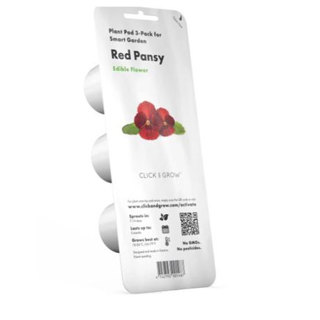 Click and Grow Red Pansy Refill for Smart Herb Garden - 3 Pack Buy Online in Zimbabwe thedailysale.shop