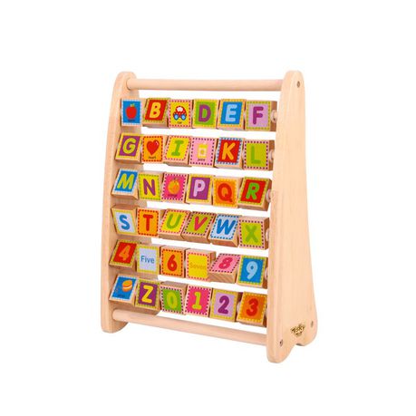 Nuovo Wooden Alphabet Abacus Buy Online in Zimbabwe thedailysale.shop