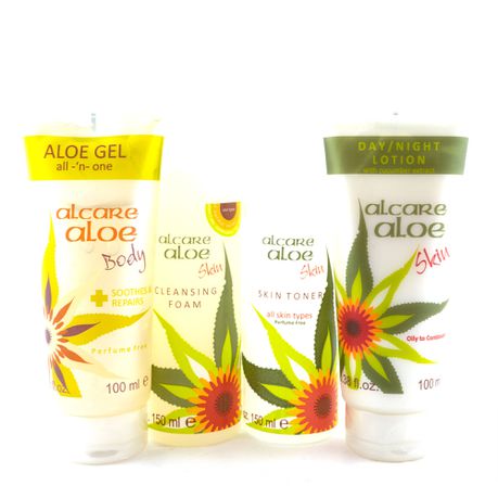 Alcare Aloe Skincare Pack - Oily Skin Buy Online in Zimbabwe thedailysale.shop