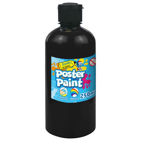 Bantex, Poster Paint 250ml - Black Buy Online in Zimbabwe thedailysale.shop