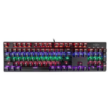 Load image into Gallery viewer, Foxxray HKM-37 Dark War Fox Mechanical Gaming Keyboard (USB)
