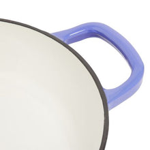 Load image into Gallery viewer, George &amp; Mason - 30cm Round Enamel Cast Iron Casserole - Blue
