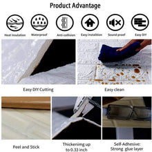 Load image into Gallery viewer, 10 Piece 3D Self-Adhesive Waterproof PE Foam Wallpaper Panel-FC26
