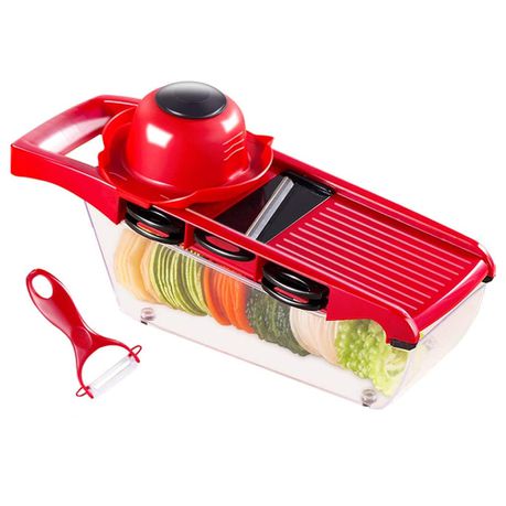 DH - Multi-purpose 6 Interchangeable Blades Vegetable Cutter with Peeler