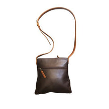 Load image into Gallery viewer, Finery Genuine Leather Cross Body - Brown &amp; Toffee
