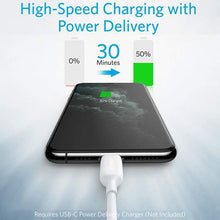 Load image into Gallery viewer, Anker PowerLine III USB-C to Lightning Cable 0.9m White

