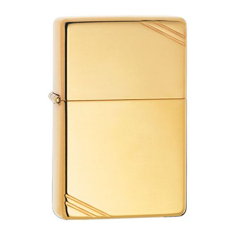 Zippo - Vintage High Polish Brass Lighter Buy Online in Zimbabwe thedailysale.shop