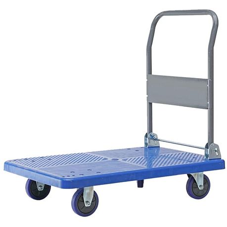 Flatbed Push Cart with 360 Degree Swivel Wheels 200Kg Buy Online in Zimbabwe thedailysale.shop