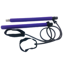 Load image into Gallery viewer, Portable Fitness Exercise Pilates Bar Stick with Resistance Band

