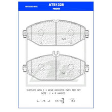 Load image into Gallery viewer, Ate Front Brake Pads For: Mercedes-Benz C-Class (C205)
