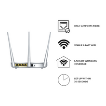 Load image into Gallery viewer, Ultra-Link 300Mbps Easy Setup Fibre Router

