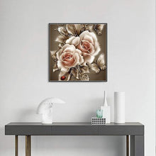 Load image into Gallery viewer, Diamond Painting DIY Kit,Full Drill, 40x40cm- Flowers and Butterflies
