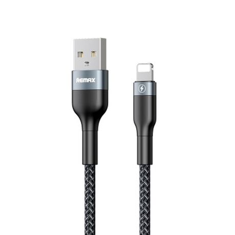 1m 2.4A USB to iPhone Data charger Cable - Black Buy Online in Zimbabwe thedailysale.shop