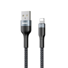 Load image into Gallery viewer, 1m 2.4A USB to iPhone Data charger Cable - Black
