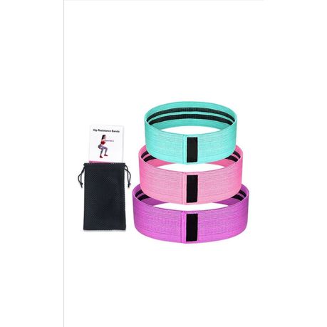 Hip Resistance Bands - 3 Piece Buy Online in Zimbabwe thedailysale.shop