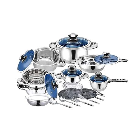DH - 30 Piece Stainless Steel 7 Layer Capsuled Bottom Cookware Set Buy Online in Zimbabwe thedailysale.shop