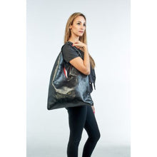 Load image into Gallery viewer, Brad Scott Reversible Ruby Hobo Bag - Black
