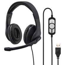 Load image into Gallery viewer, Hama HS-USB300 PC Stereo Office Headset - Black
