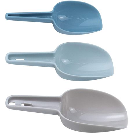3 Piece Scoop Set, Multi Purpose Plastic kitchen scoops Buy Online in Zimbabwe thedailysale.shop