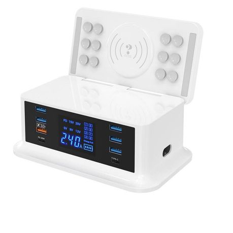 120W USB With 8 Ports Dual Type C CD-A36 Buy Online in Zimbabwe thedailysale.shop
