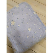Load image into Gallery viewer, Glow In The Dark Blanket for Kids - Light Blue
