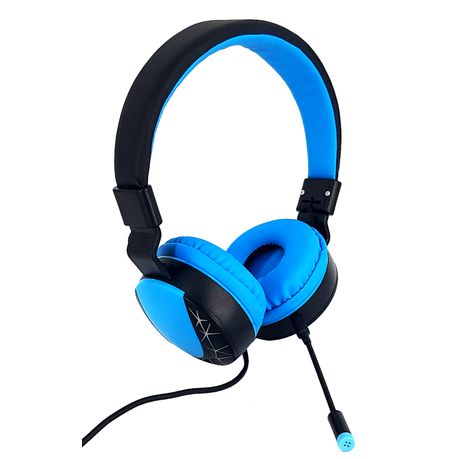 Foldable Gaming Headphones - AKZ-021 -Blue Buy Online in Zimbabwe thedailysale.shop
