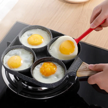 Load image into Gallery viewer, 4-Hole Multipurpose Omelet &amp; Burger Non-Stick Frying Pan
