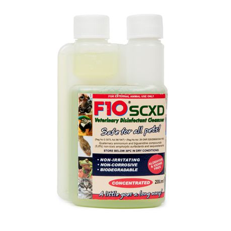 F10 SCXD Concentrated Veterinary Disinfectant Cleaner - 200ml Buy Online in Zimbabwe thedailysale.shop