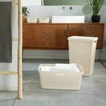 Load image into Gallery viewer, Curver by Keter - Jute Laundry Basket Oasis White
