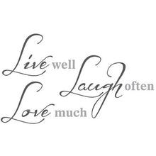 Load image into Gallery viewer, Fantastick - Live Well Vinyl Wall Poetry
