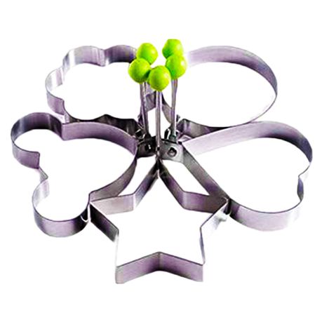 4 Pack Stainless Steel Ring Moulds for Eggs, Flapjacks and Pancakes Buy Online in Zimbabwe thedailysale.shop