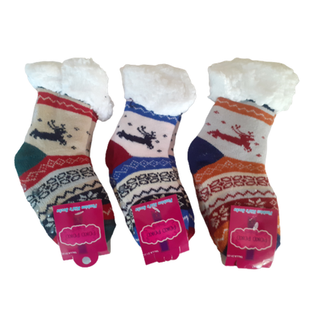 Children Non Slip Winter Socks 100% Wool Buy Online in Zimbabwe thedailysale.shop