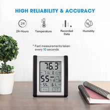 Load image into Gallery viewer, Digital Hygrometer Indoor Thermometer, Room Humidity and Temperature Sensor
