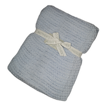 Load image into Gallery viewer, Mothers Choice - Cellular Baby Receiving Blanket - Blue
