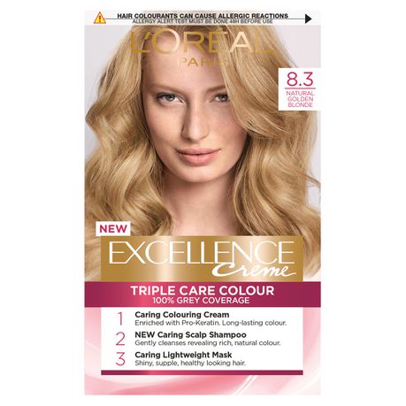 LOreal Excellence Creme 8.3 Natural Golden Blonde