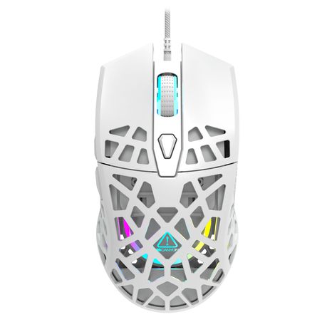 Canyon Puncher Gaming Mouse 7 Buttons Pixart 3360 Sensor RGB Lights White
