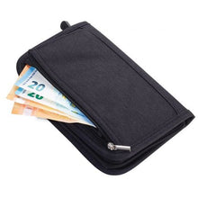 Load image into Gallery viewer, Troika Travel &amp; Car Document Case Rfid Block Personalisable Safe Trip Black
