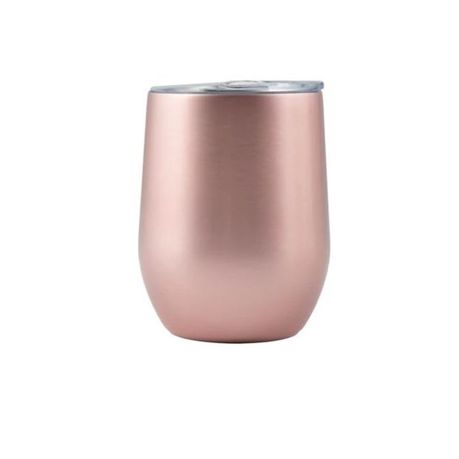Stainless Steel Mug - Wine Tumbler (Rose Gold) Buy Online in Zimbabwe thedailysale.shop