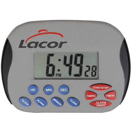 Lacor - Digital Kitchen Timer with Alarm - Magnetic