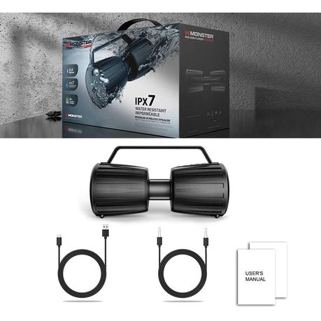 Monster Adventurer Force Bluetooth Speaker - Black