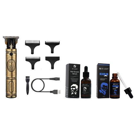 Beard & Hair Trimmer Serum Combo