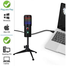 Load image into Gallery viewer, ZYF A6S USB Microphone Tripod 192KHz/24Bit With Breathing Light
