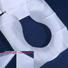 Load image into Gallery viewer, Heartdeco Disposable Paper Toilet Seat Covers Travel 16 Packs of 10 Sheets
