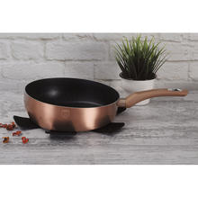 Load image into Gallery viewer, Berlinger Haus 26cm Marble Coating Flip Frypan - Rose Gold Metallic Line
