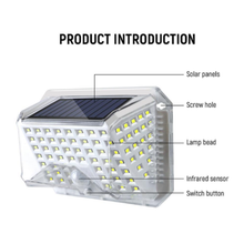 Load image into Gallery viewer, IP65 Waterproof Luminescent COB Solar Motion Sensor LED Wall Light- 4 Pack
