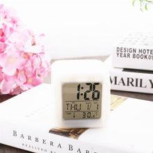 Load image into Gallery viewer, 7 Color Change LED Digital Alarm Clock With Date Alarm With Thermometer
