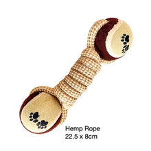 Load image into Gallery viewer, 3 Pack Variety Dog Toys Plush, Rubber, Rope and Balls-Pets Toys
