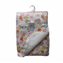 Load image into Gallery viewer, Baby Blanket  - Pink Owls
